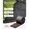 image:imageVEVOR Rubber Mulch Mat Roll 96 x 22 in Recycled Rubber Mulch Mat 05 Thick Cuttable Reduced Weed Growth NaturalLooking Weed Barrier Mat Permanent Walkway Pathway for Landscaping140 x 45 in