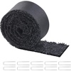 image:imageVEVOR Rubber Mulch Mat Roll 96 x 22 in Recycled Rubber Mulch Mat 05 Thick Cuttable Reduced Weed Growth NaturalLooking Weed Barrier Mat Permanent Walkway Pathway for Landscaping120 x 45 in