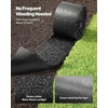 image:imageVEVOR Rubber Mulch Mat Roll 96 x 22 in Recycled Rubber Mulch Mat 05 Thick Cuttable Reduced Weed Growth NaturalLooking Weed Barrier Mat Permanent Walkway Pathway for Landscaping140 x 45 in