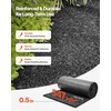 image:imageVEVOR Rubber Mulch Mat Roll 96 x 22 in Recycled Rubber Mulch Mat 05 Thick Cuttable Reduced Weed Growth NaturalLooking Weed Barrier Mat Permanent Walkway Pathway for Landscaping96 x 24 in