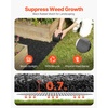 image:imageVEVOR Rubber Mulch Mat Roll 96 x 22 in Recycled Rubber Mulch Mat 05 Thick Cuttable Reduced Weed Growth NaturalLooking Weed Barrier Mat Permanent Walkway Pathway for Landscaping120 x 45 in
