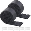 image:imageVEVOR Rubber Mulch Mat Roll 96 x 22 in Recycled Rubber Mulch Mat 05 Thick Cuttable Reduced Weed Growth NaturalLooking Weed Barrier Mat Permanent Walkway Pathway for Landscaping120 x 45 in