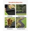 image:imageVEVOR Rubber Mulch Mat Roll 96 x 22 in Recycled Rubber Mulch Mat 05 Thick Cuttable Reduced Weed Growth NaturalLooking Weed Barrier Mat Permanent Walkway Pathway for Landscaping96 x 24 in