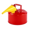 image:imageVEVOR Safety Gas Can 25 Gallon Type I Red Safety Can for Liquid Material with Stainless Steel Flame Arrester SelfClosing Lid amp PE Funnel Carbon Steel Flammable Saving with Handle