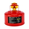 image:imageVEVOR Safety Gas Can 25 Gallon Type I Red Safety Can for Liquid Material with Stainless Steel Flame Arrester SelfClosing Lid amp PE Funnel Carbon Steel Flammable Saving with Handle