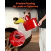 image:imageVEVOR Safety Gas Can 25 Gallon Type I Red Safety Can for Liquid Material with Stainless Steel Flame Arrester SelfClosing Lid amp PE Funnel Carbon Steel Flammable Saving with Handle