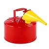 image:imageVEVOR Safety Gas Can 25 Gallon Type I Red Safety Can for Liquid Material with Stainless Steel Flame Arrester SelfClosing Lid amp PE Funnel Carbon Steel Flammable Saving with Handle