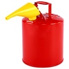 image:imageVEVOR Safety Gas Can 5 Gallon Type I Red Metal Container for Liquid Material with Stainless Steel Flame Arrester SelfClosing Lid amp PE Funnel Carbon Steel Flammable Saving with Handle