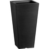 image:imageVEVOR Set of 2 Tall Planters for Outdoor Plants 22 inch Black Tall Planter for Indoor Plants Modern Planters for Front Porch Patio Balcony Plant Container Flower PotsBlack