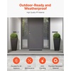 image:imageVEVOR Set of 2 Tall Planters for Outdoor Plants 22 inch Black Tall Planter for Indoor Plants Modern Planters for Front Porch Patio Balcony Plant Container Flower PotsBlack