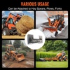 image:imageVEVOR Skid Steer Attachment Plate 38 Skid Steer Mount Plate with 228 Hitch Receiver Quick Attachment Loader Plates Compatible with Deere Kubota Bobcat Mahindra Skids Steers Tractor14 inch with Receiver