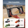 image:imageVEVOR Skid Steer Attachment Plate 38 Skid Steer Mount Plate with 228 Hitch Receiver Quick Attachment Loader Plates Compatible with Deere Kubota Bobcat Mahindra Skids Steers Tractor38 Inch