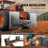 image:imageVEVOR Skid Steer Attachment Plate 38 Skid Steer Mount Plate with 228 Hitch Receiver Quick Attachment Loader Plates Compatible with Deere Kubota Bobcat Mahindra Skids Steers Tractor38 inch with Receiver