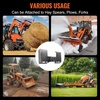 image:imageVEVOR Skid Steer Attachment Plate 38 Skid Steer Mount Plate with 228 Hitch Receiver Quick Attachment Loader Plates Compatible with Deere Kubota Bobcat Mahindra Skids Steers Tractor38 inch with Receiver