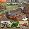 image:imageVEVOR Skid Steer Attachment Plate 38 Skid Steer Mount Plate with 228 Hitch Receiver Quick Attachment Loader Plates Compatible with Deere Kubota Bobcat Mahindra Skids Steers Tractor14 inch with Receiver