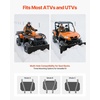 image:imageVEVOR Snow Plow Kit 48in Universal Snow Plow Attachment Height amp LeftRight Adjustable Quick to Detach Steel ATV Scrape Blade 3 Mount Options Efficient Snows Clearing for Most ATVs amp UTVs48inch