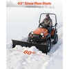 image:imageVEVOR Snow Plow Kit 60in Universal Snow Plow Attachment Height amp LeftRight Adjustable Quick to Detach Steel ATV Scrape Blade 3 Mount Options Efficient Snows Clearing for Most ATVs amp UTVs60inch