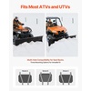 image:imageVEVOR Snow Plow Kit 60in Universal Snow Plow Attachment Height amp LeftRight Adjustable Quick to Detach Steel ATV Scrape Blade 3 Mount Options Efficient Snows Clearing for Most ATVs amp UTVs60inch