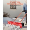 image:imageVEVOR Snow Pusher 36 inch Wide Push Snow Shovel Plow for Driveway Sidewalks and Doorways with Segmented Handle Ergonomic Grip and HDPE Plastic Blade  HDPE Plastic Blade Winter Shovels with Segmented Handle Metal Edged Strip Portable Snow Removal Tool for Driveway GardenRed