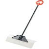 image:imageVEVOR Snow Pusher 36 inch Wide Push Snow Shovel Plow for Driveway Sidewalks and Doorways with Segmented Handle Ergonomic Grip and HDPE Plastic Blade  HDPE Plastic Blade Winter Shovels with Segmented Handle Metal Edged Strip Portable Snow Removal Tool for Driveway GardenWhite