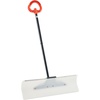 image:imageVEVOR Snow Pusher 36 inch Wide Push Snow Shovel Plow for Driveway Sidewalks and Doorways with Segmented Handle Ergonomic Grip and HDPE Plastic Blade  HDPE Plastic Blade Winter Shovels with Segmented Handle Metal Edged Strip Portable Snow Removal Tool for Driveway GardenWhite