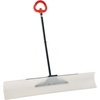 image:imageVEVOR Snow Pusher 36 inch Wide Push Snow Shovel Plow for Driveway Sidewalks and Doorways with Segmented Handle Ergonomic Grip and HDPE Plastic Blade  HDPE Plastic Blade Winter Shovels with Segmented Handle Metal Edged Strip Portable Snow Removal Tool for Driveway GardenWhite