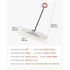 image:imageVEVOR Snow Pusher 36 inch Wide Push Snow Shovel Plow for Driveway Sidewalks and Doorways with Segmented Handle Ergonomic Grip and HDPE Plastic Blade  HDPE Plastic Blade Winter Shovels with Segmented Handle Metal Edged Strip Portable Snow Removal Tool for Driveway GardenWhite