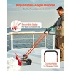 image:imageVEVOR Snow Pusher 36 inch Wide Push Snow Shovel Plow for Driveway Sidewalks and Doorways with Segmented Handle Ergonomic Grip and HDPE Plastic Blade  HDPE Plastic Blade Winter Shovels with Segmented Handle Metal Edged Strip Portable Snow Removal Tool for Driveway GardenRed