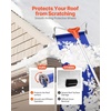 image:imageVEVOR Snow Roof Rake 24 in PP Plastic Blade 38182 ft Adjustable Roof Snow Scraper with Wheels AntiSlip Handle Snows Removal Tool Lightweight House Rooftop Rake for Leaves Debris Removal17 Aluminum Blade x 172ft Reach