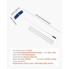 image:imageVEVOR Snow Roof Rake 24 in PP Plastic Blade 38182 ft Adjustable Roof Snow Scraper with Wheels AntiSlip Handle Snows Removal Tool Lightweight House Rooftop Rake for Leaves Debris Removal24 Plastic Blade x 182ft Reach