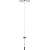 image:imageVEVOR Snow Roof Rake 24 in PP Plastic Blade 38182 ft Adjustable Roof Snow Scraper with Wheels AntiSlip Handle Snows Removal Tool Lightweight House Rooftop Rake for Leaves Debris RemovalAluminium Blade  21ft Reach