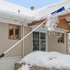 image:imageVEVOR Snow Roof Rake 24 in PP Plastic Blade 38182 ft Adjustable Roof Snow Scraper with Wheels AntiSlip Handle Snows Removal Tool Lightweight House Rooftop Rake for Leaves Debris Removal24 Plastic Blade x 182ft Reach