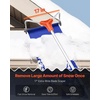 image:imageVEVOR Snow Roof Rake 24 in PP Plastic Blade 38182 ft Adjustable Roof Snow Scraper with Wheels AntiSlip Handle Snows Removal Tool Lightweight House Rooftop Rake for Leaves Debris Removal17 Aluminum Blade x 172ft Reach