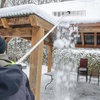 image:imageVEVOR Snow Roof Rake 24 in PP Plastic Blade 38182 ft Adjustable Roof Snow Scraper with Wheels AntiSlip Handle Snows Removal Tool Lightweight House Rooftop Rake for Leaves Debris RemovalAluminium Blade  21ft Reach