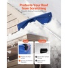 image:imageVEVOR Snow Roof Rake 24 in PP Plastic Blade 38182 ft Adjustable Roof Snow Scraper with Wheels AntiSlip Handle Snows Removal Tool Lightweight House Rooftop Rake for Leaves Debris Removal24 Plastic Blade x 182ft Reach