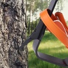 image:imageVEVOR Tree Climbing Spikes Set 1 Pair HeightAdjustable Climbing Spurs with Security Harness and Utility Rope 350lbs Load Capacity Tree Climbing Gear Arborist Equipment for Climbers Fruit PickingOrange