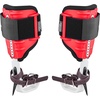 image:imageVEVOR Tree Climbing Spikes Set 1 Pair HeightAdjustable Climbing Spurs with Security Harness and Utility Rope 350lbs Load Capacity Tree Climbing Gear Arborist Equipment for Climbers Fruit PickingRed