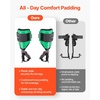 image:imageVEVOR Tree Climbing Spikes Set 1 Pair HeightAdjustable Climbing Spurs with Security Harness and Utility Rope 350lbs Load Capacity Tree Climbing Gear Arborist Equipment for Climbers Fruit PickingGreen