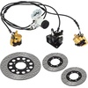 image:imageVevor Go Kart Brake Master Cylinder Kit Go Kart Hydraulic Brake Kit Universal Go Karts Brake Kit Kandi Complete Including Master Cylinder Hose Caliper Pad for 150cc  Automotive