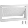 image:imageVEVOR 8x16 Inch Crawl Space Flood Vent Wall Mounted White Foundation Vent to Reduce Flood Risk amp Damage for Crawl Spaces GaragesWhite