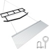 image:imageVEVOR Drag Harrow 6 x 3 ft HighEfficiency Chain Harrow Rake ATVs UTVs Tractors Attachments Durable Galvanized Steel Mesh Drag Mat with Towing Chain for Gravel Driveway Ruts Farm Field LevelingSet of 6x16ft  6x15ft