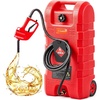 image:imageVEVOR Fuel Caddy 15 Gallon Fuel Tank Container with Gravity amp Hand Pump Modes Portable Fuel Tank with Wheels 10 ft Delivery Hose amp Manual Pump Gas Caddy for Motorboats ATVs Gasoline amp Diesel15 Gallon
