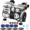 image:imageVEVOR Pond Aerators 67CFM Aeration System for Lakes up to 3 Acres 1 HP Air Compressor 4 Diffusers amp Four 100 Weighted Tubing Outdoor Pond Aeration Pump for Deep Water Oxygen Circulation67CFM4 Nano diffusers