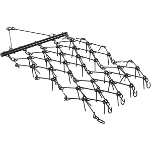 image:imageVEVOR Drag Harrow 6 x 3 ft HighEfficiency Chain Harrow Rake ATVs UTVs Tractors Attachments Durable Galvanized Steel Mesh Drag Mat with Towing Chain for Gravel Driveway Ruts Farm Field Leveling4 x 56 ft