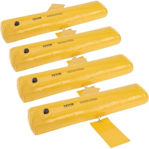 image:imageVEVOR Flood Barrier Hydro Bag 12 ft Length x 12 in Height Water Diversion  Flooding Prevention for Doorways Garages Reusable PVC Tubes Lightweight with Excellent Waterproof Effect 132 Gallons Capacity4ftl6h