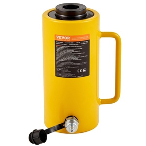 image:imageVEVOR Hydraulic Cylinder Jack 30Ton Solid Ram Hydraulic Cylinder 4Inch Stroke Single Acting Hydraulic Cylinder wQuick Connector Portable Hydraulic Solid Jack Industrial Lifting Jack Ram30T 4Inch