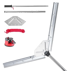 image:imageVEVOR Lake Weed Cutter Pond Aquatic Plant Cutting Tool with 48 in Max Cut Width Sharp and HeavyDuty Steel Blades Pond Rake with 30 ft Throw Rope for Cattail Phragmites Lilly Pads amp Chara2037in