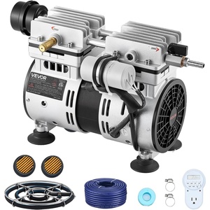 image:imageVEVOR Pond Aerators 67CFM Aeration System for Lakes up to 3 Acres 1 HP Air Compressor 4 Diffusers amp Four 100 Weighted Tubing Outdoor Pond Aeration Pump for Deep Water Oxygen Circulation52CFM1 Nano diffuser