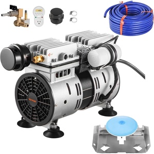 image:imageVEVOR Pond Aerators 67CFM Aeration System for Lakes up to 3 Acres 1 HP Air Compressor 4 Diffusers amp Four 100 Weighted Tubing Outdoor Pond Aeration Pump for Deep Water Oxygen Circulation1 diffuser