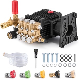 image:imageVEVOR Pressure Washer Pump 1 Shaft Horizontal Triplex Plunger 3600 PSI 37 GPM Replacement Power Washer Pumps Kit with Siphon Tube Hardware Compatible with Simpson MorFlex 40224 40225 402264300 PSI